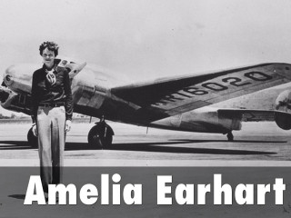 Woman airplane runway Amelia Earhart - dieselpunk free wallpaper