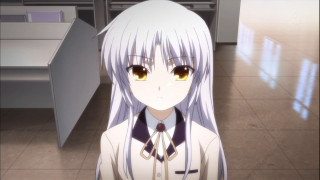 Anime girl white hair tile - rayonism free wallpaper