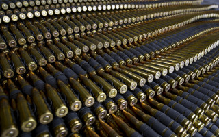 Wine bottles stacked row lined - 30mm free wallpaper