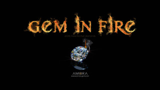 Diamond fire gems flames smoke - flame free wallpaper