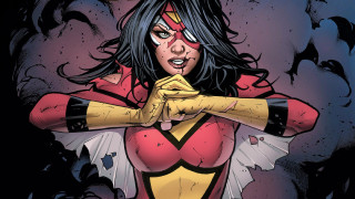 Woman red yellow costume holding - costume holding free wallpaper