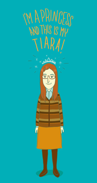 Woman glasses brown coat blue - im free wallpaper