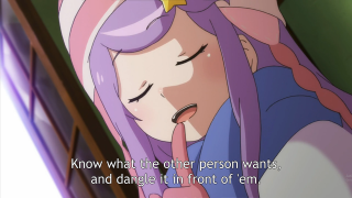 Purple hair girl star quote - the anime free wallpaper