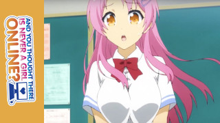 Pink hair girl classroom bowtie - a classroom free wallpaper