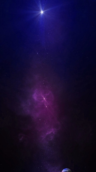 Bright star sky planet dark - free gaming wallpaper
