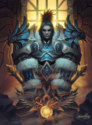 Man huge armor sword holding - fantasy art free wallpaper