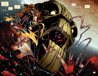 Comic woman riding alien space - a woman riding free wallpaper