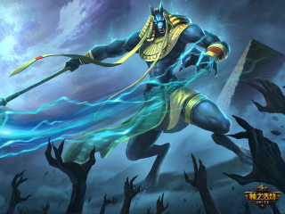 Man costume sword sky background - a man in a costume holding free wallpaper