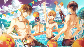 Group people pool ball air - a ball in the air free wallpaper