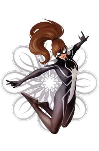 Woman black white outfit gun 5 - outfit free wallpaper