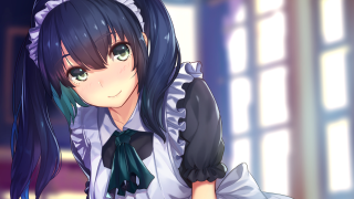 Girl bowtie white shirt blackgloves - ultra free wallpaper