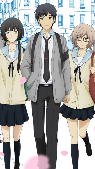 School uniforms ties group walking - poster art free wallpaper