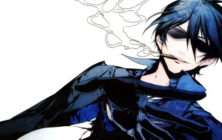 Eizan kikukawa man cigarette smoke - his mouth free wallpaper