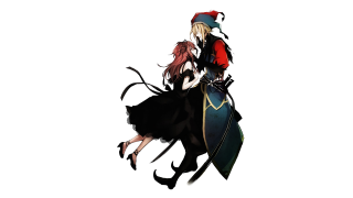 Woman riding horse hat sword - her head and a sword free wallpaper