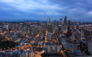 Tokyo cityscape night lights skyline - everett warner free wallpaper