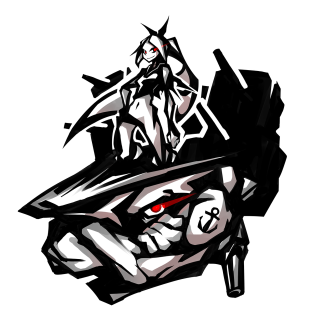 Person hat sword skull drawing - nier:automata free wallpaper