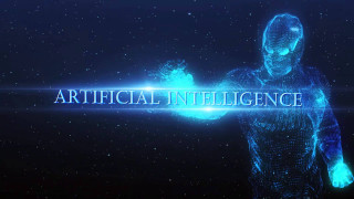 Futuristic man glowing face body - a futuristic man free wallpaper