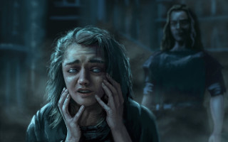 Woman holding face man dark - ada gladys killins free wallpaper