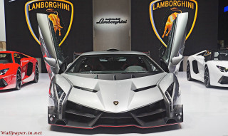 Lamb car showroom display logo - symmetrical free wallpaper