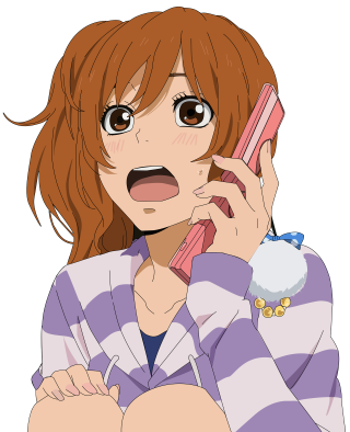 Woman cell phone open mouth - a face free wallpaper