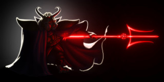 Red darth vader light saber - intimidating lighting free wallpaper