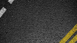 Yellow line road yellow white - painted free wallpaper