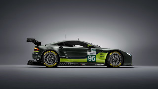 Green sports car number side 2 - a green sports car free wallpaper
