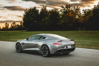 Silver sports car forest sunset - don arday free wallpaper
