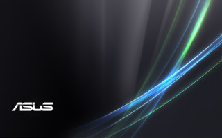 Black background blue green stripe - a white line free wallpaper