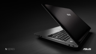 Laptop table black background silver - ray free wallpaper