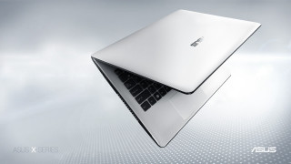 Laptop white background gray dots - dot free wallpaper