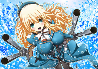 Anime character blue outfit snow - claire falkenstein free wallpaper for desktop