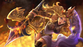 Woman sword holding weapon fierce 2 - ada gladys killins free wallpaper