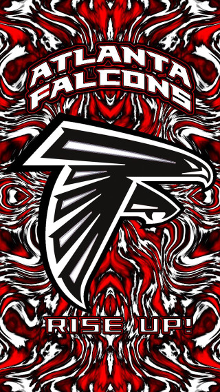 Atlanta football logo red background 3 - art fitzpatrick free wallpaper