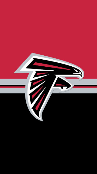 Atlanta football logo red background - dr. atl free wallpaper