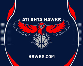 Red blue atlanta hawks logo - dr. atl free wallpaper
