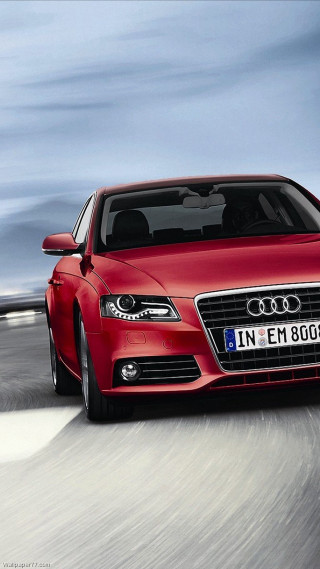 Red car driving road mountain 2 - a mountain range free wallpaper