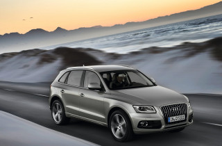 Silver car driving mountain sunset - a silver car free wallpaper