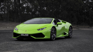 Bright green lamb car parking - a parking lot free wallpaper