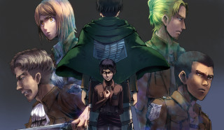 Anime characters green hair sword - sots art free wallpaper