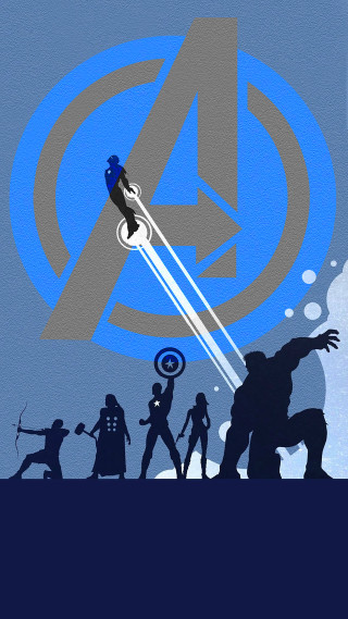 Man flying sword avengers silhouettes - marvel free wallpaper