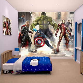 Avengers bedroom wall mural captain - a bedroom free wallpaper