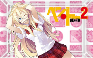Blonde girl schooluniform wind blurry - bettina heinenayech free wallpaper