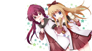 Anime girls long hair bow - long hair and a bow tie free wallpaper