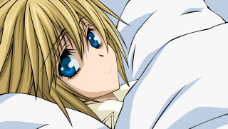 Anime character blue eyes blonde - blue eye and blonde hair free wallpaper
