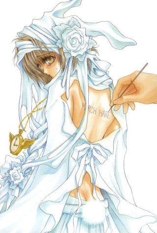 Woman white dress flower head - a white dress free wallpaper