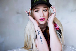 Woman blonde tattoos hat neoclassicism - young free wallpaper