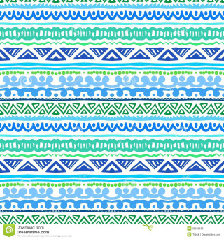 Blue green striped pattern white - naive free wallpaper