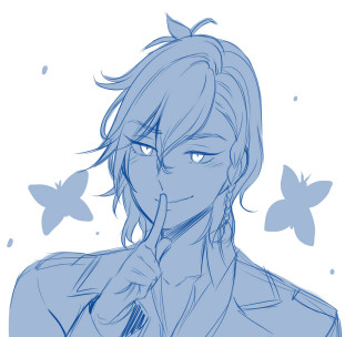 Person butterfly background foreground drawing - a sketch free wallpaper