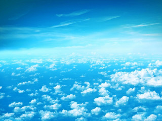 Airplane window sky clouds plane - cloud below free wallpaper